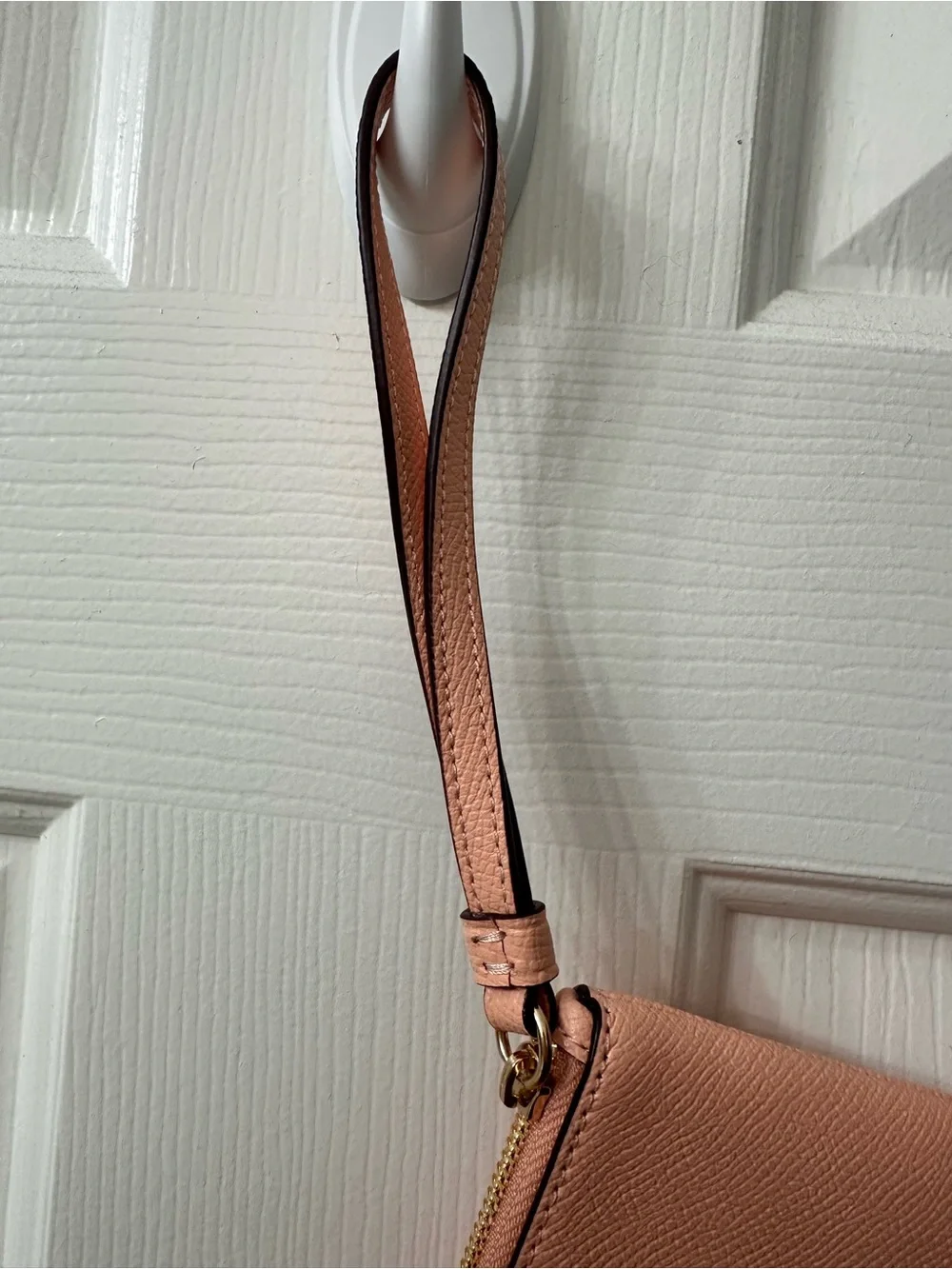 Coach leather wristlet